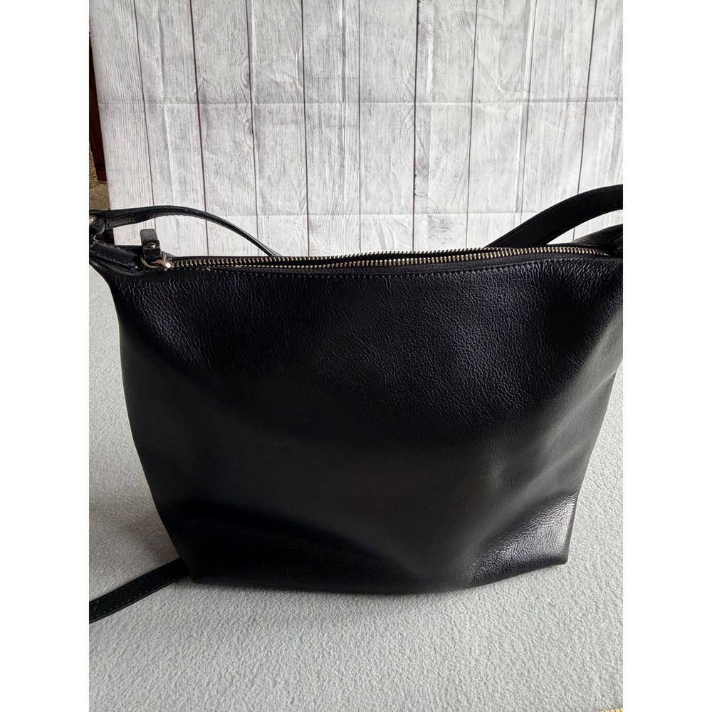 Kate Spade New York Black Pebbled Leather Crossbody Bag Gold Hardware - Picture 8 of 10